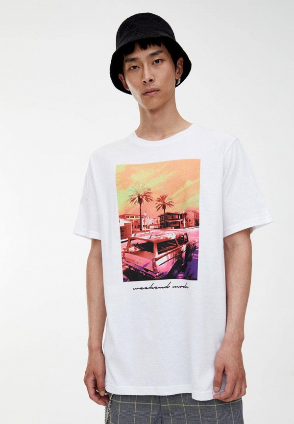 

Футболка Pull&Bear, Белый