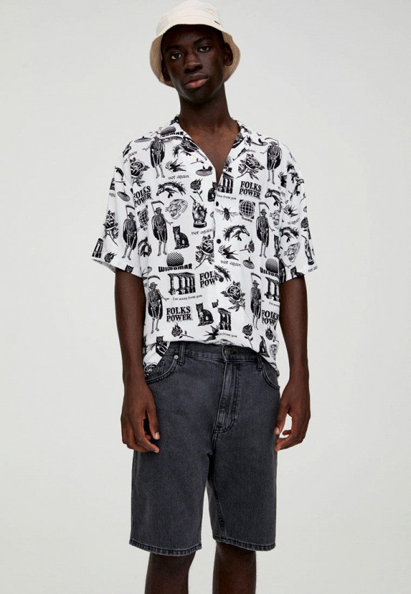 

Шорты джинсовые Pull&Bear, Серый