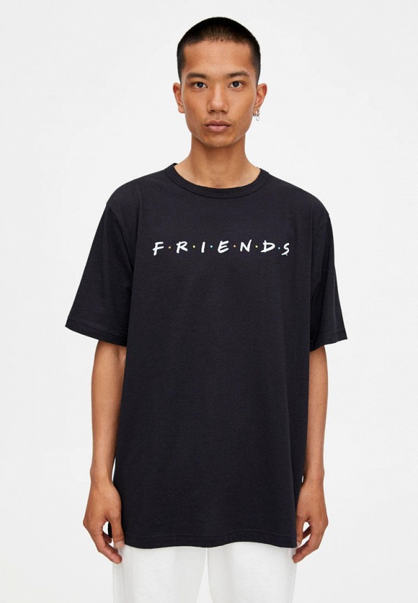 

Футболка Pull&Bear, Exclusive Online, Черный