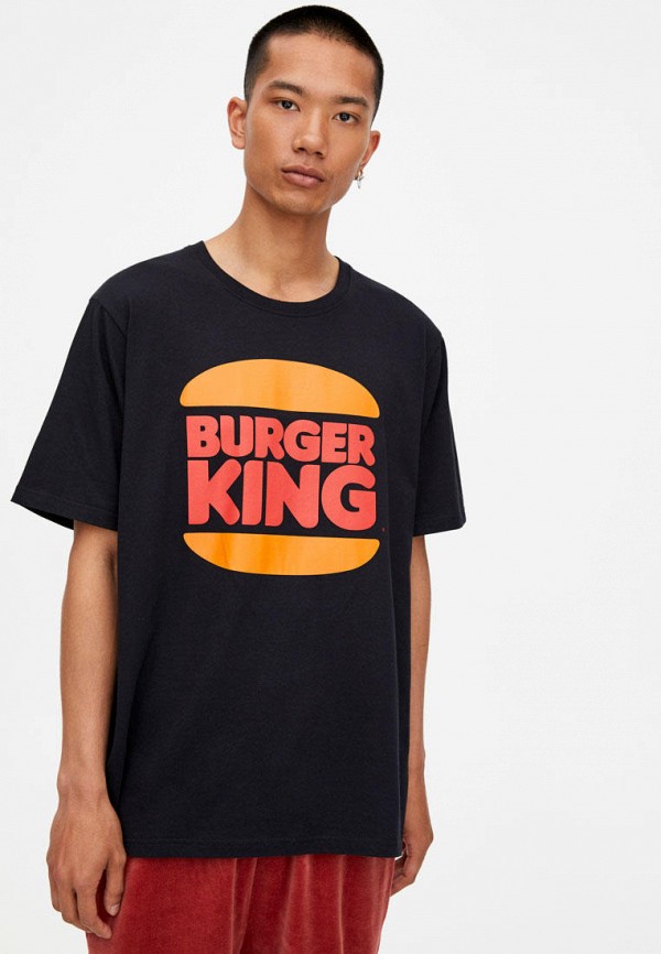 

Футболка Pull&Bear, Черный, Exclusive Online