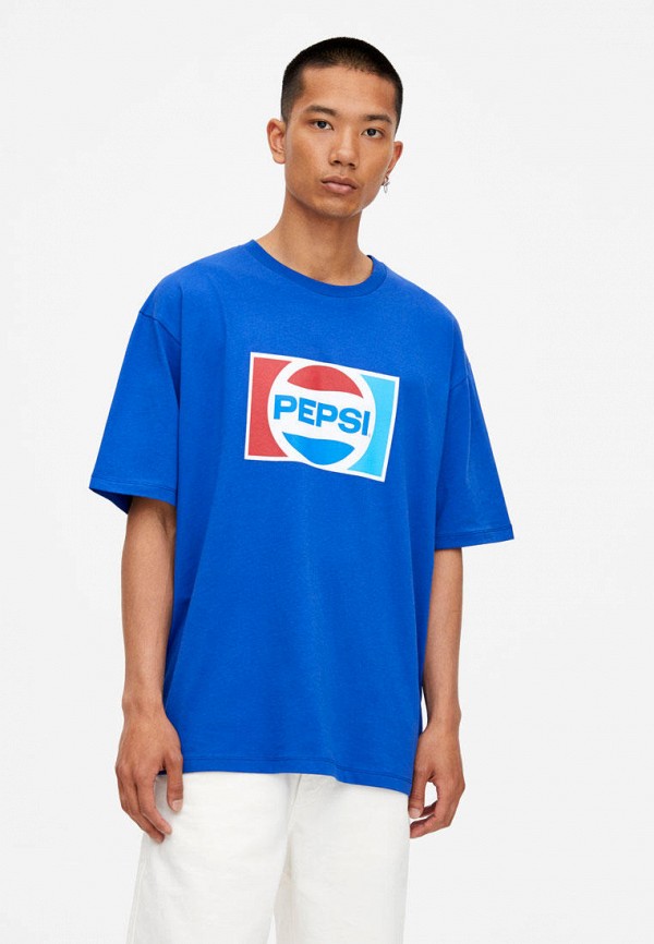 

Футболка Pull&Bear, Синий, Exclusive Online