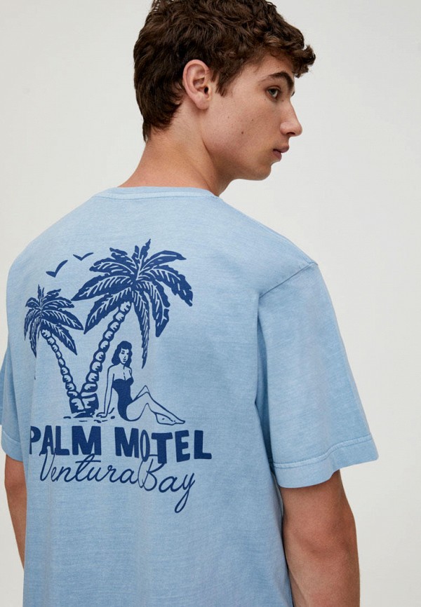 

Футболка Pull&Bear, Голубой