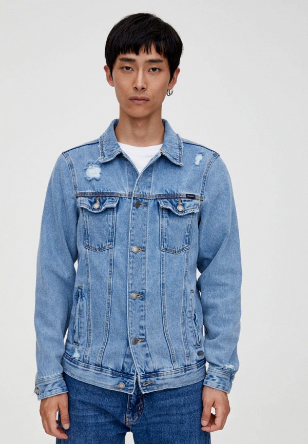 

Куртка джинсовая Pull&Bear, Голубой