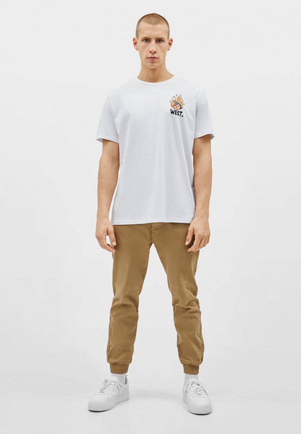 

Брюки Bershka, Бежевый