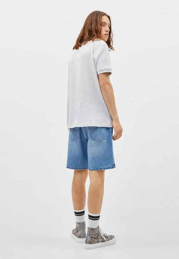 

Футболка Bershka, Серый