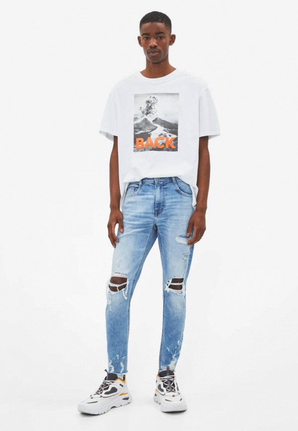 

Джинсы Bershka, Голубой