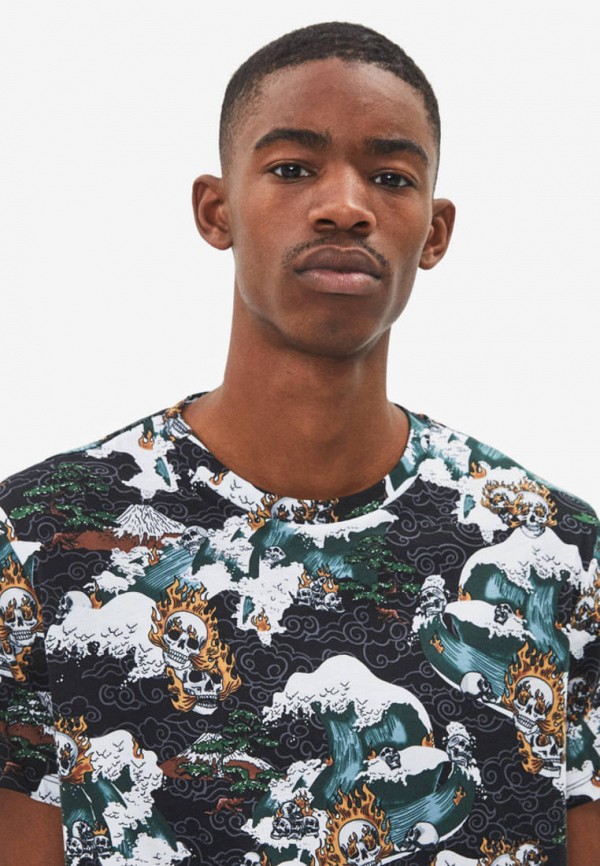

Футболка Bershka, Разноцветный