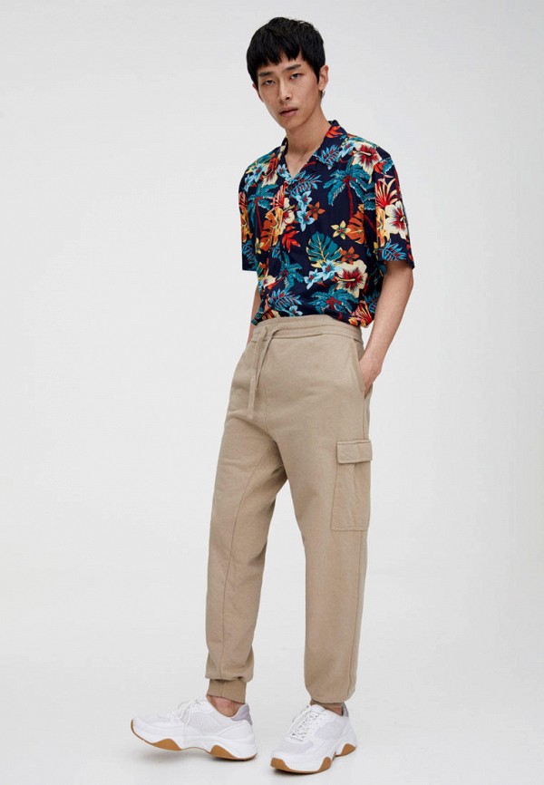 

Брюки спортивные Pull&Bear, Бежевый