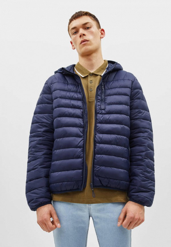 

Куртка утепленная Bershka, Синий
