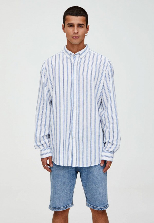 

Рубашка Pull&Bear, Белый, Join Life