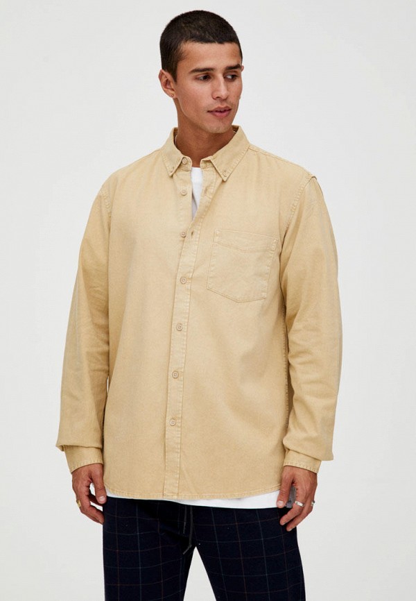 

Рубашка Pull&Bear, Join Life, Бежевый