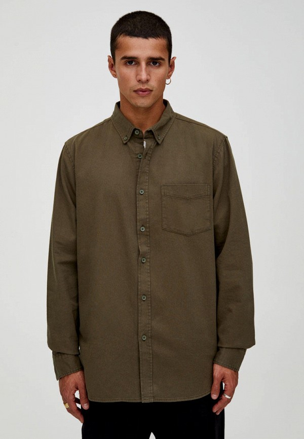 

Рубашка Pull&Bear, Хаки, Join Life