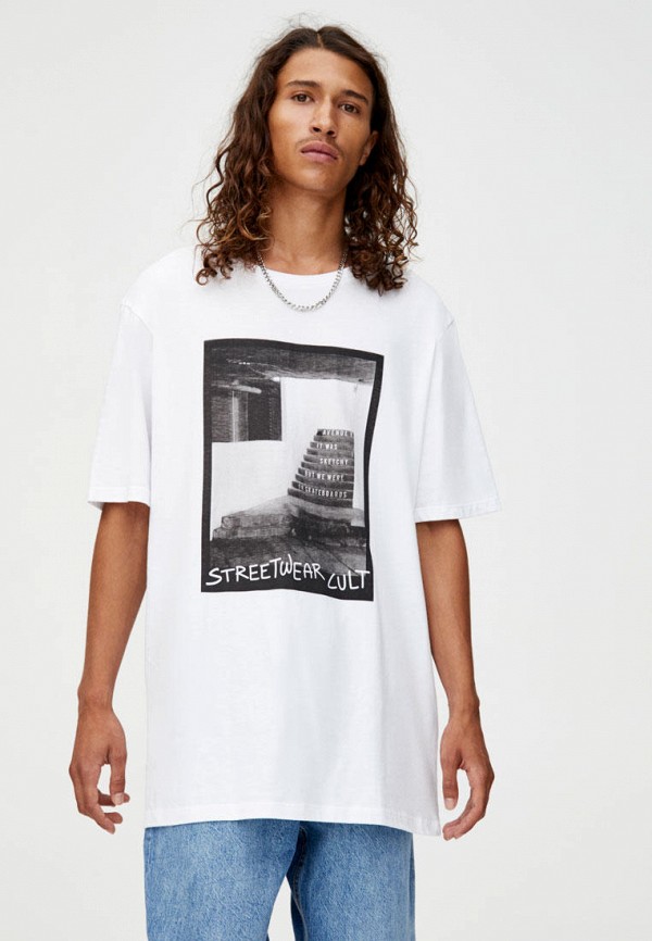 

Футболка Pull&Bear, Белый