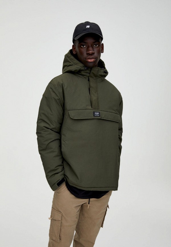 

Куртка утепленная Pull&Bear, Хаки