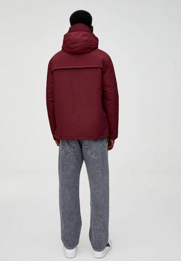 

Куртка утепленная Pull&Bear, Бордовый