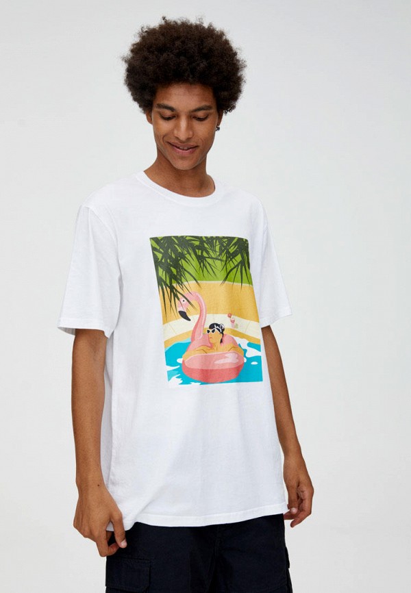 

Футболка Pull&Bear, Белый