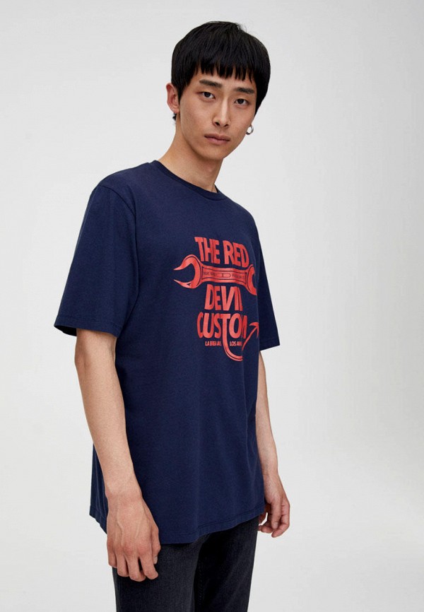 

Футболка Pull&Bear, Синий
