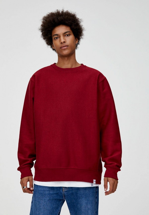 

Свитшот Pull&Bear, Бордовый