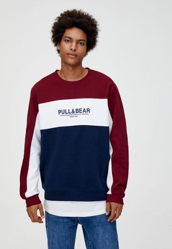 

Свитшот Pull&Bear, Бордовый