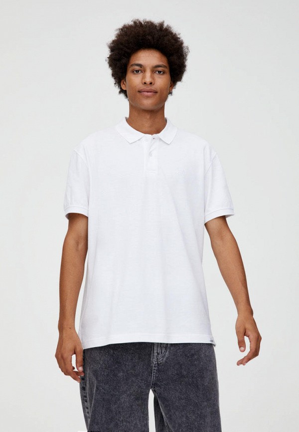 

Поло Pull&Bear, Белый