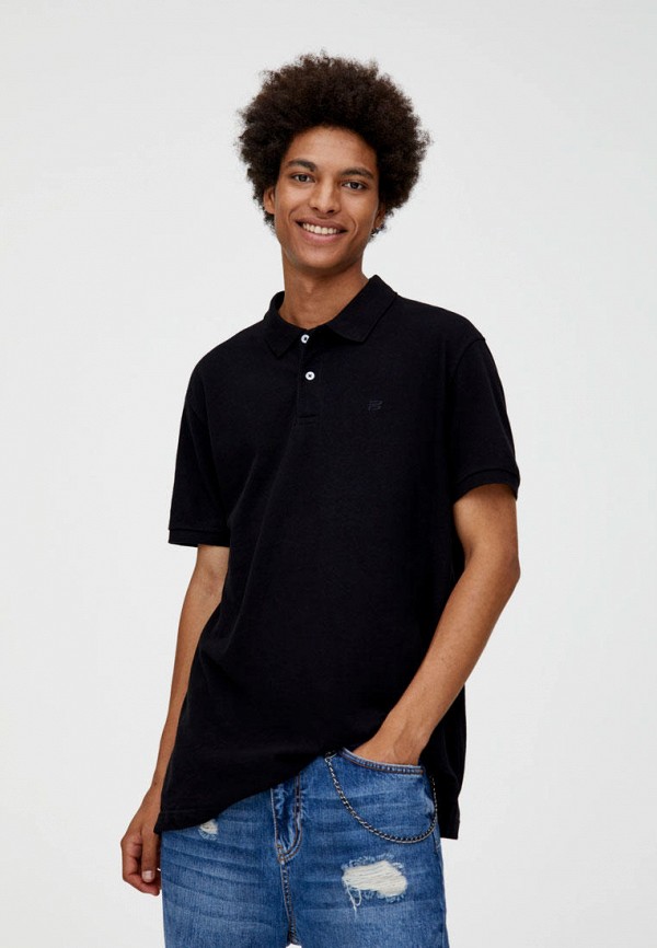 

Поло Pull&Bear, Черный