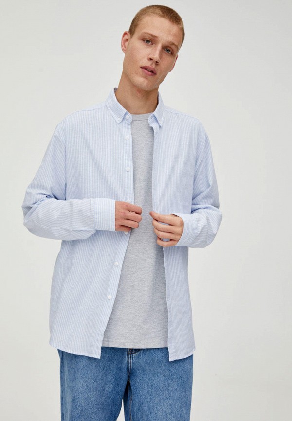 

Рубашка Pull&Bear, Голубой