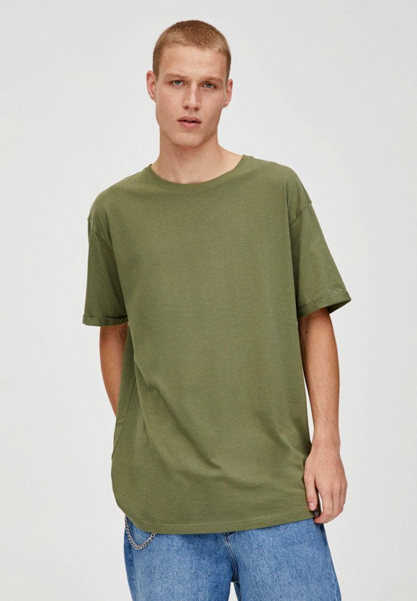 

Футболка Pull&Bear, Хаки
