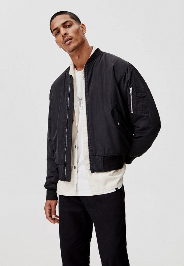 

Куртка утепленная Pull&Bear, Черный