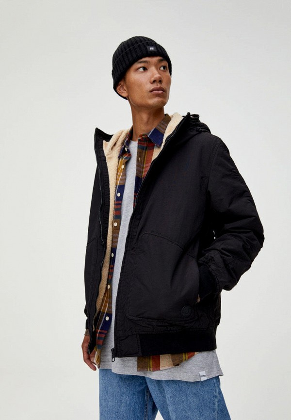 

Куртка утепленная Pull&Bear, Черный
