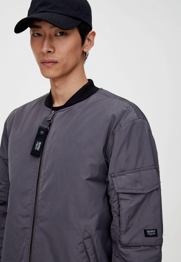 

Куртка утепленная Pull&Bear, Серый