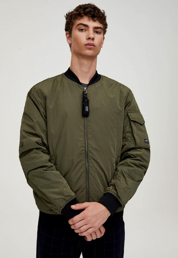 

Куртка утепленная Pull&Bear, Хаки