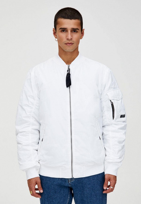 

Куртка утепленная Pull&Bear, Белый