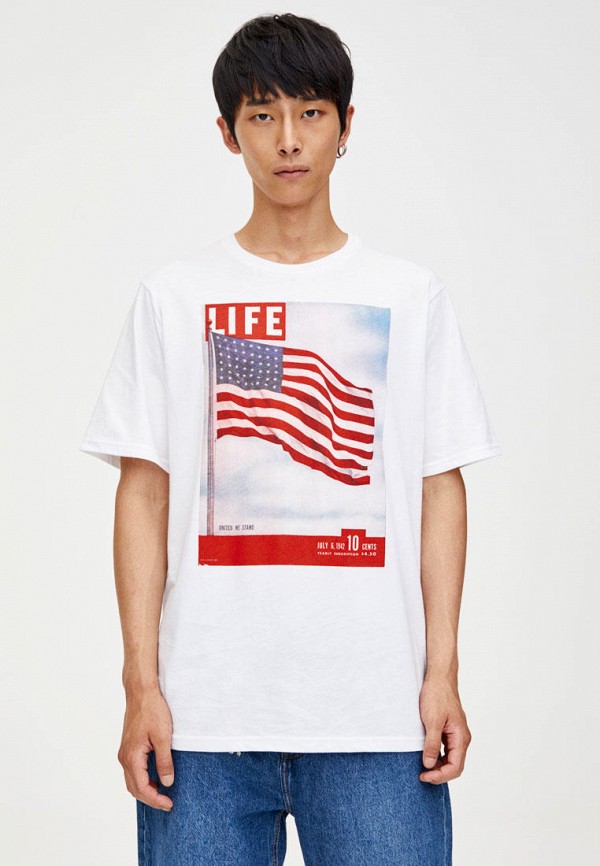 

Футболка Pull&Bear, Белый
