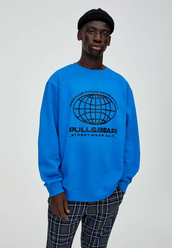 

Свитшот Pull&Bear, Синий
