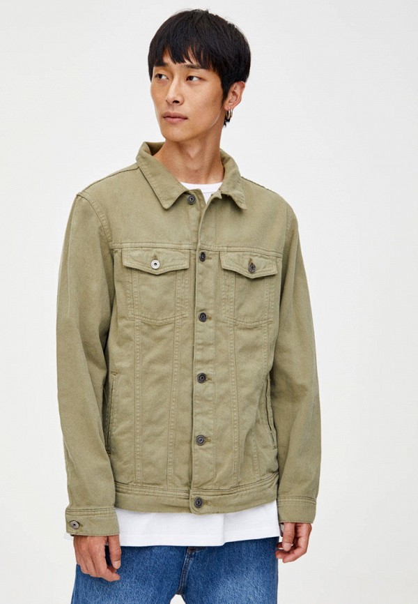 

Куртка джинсовая Pull&Bear, Хаки