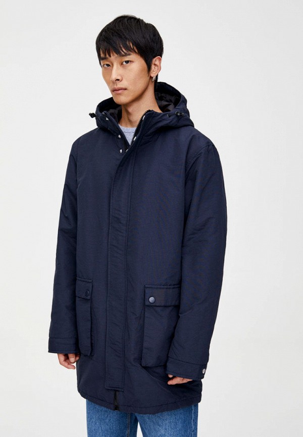 

Куртка утепленная Pull&Bear, Синий