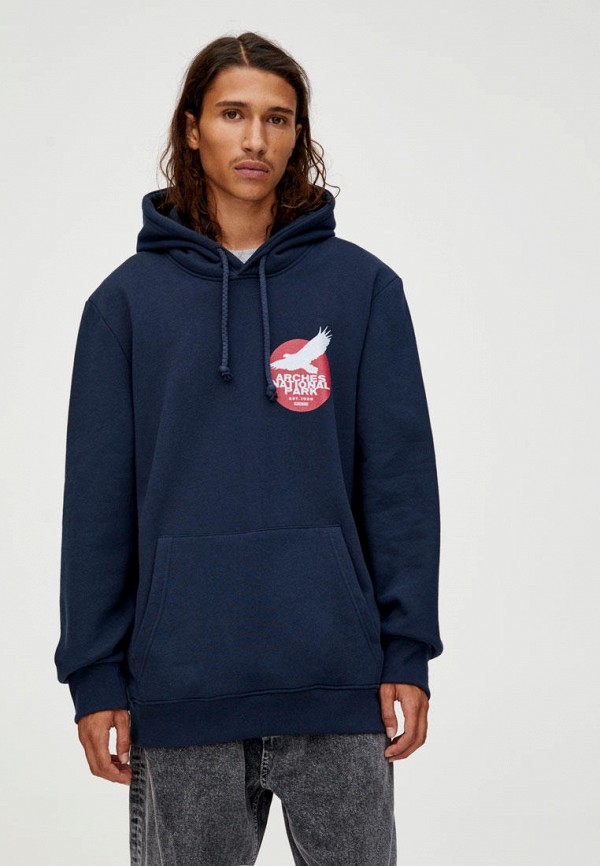 

Худи Pull&Bear, Синий