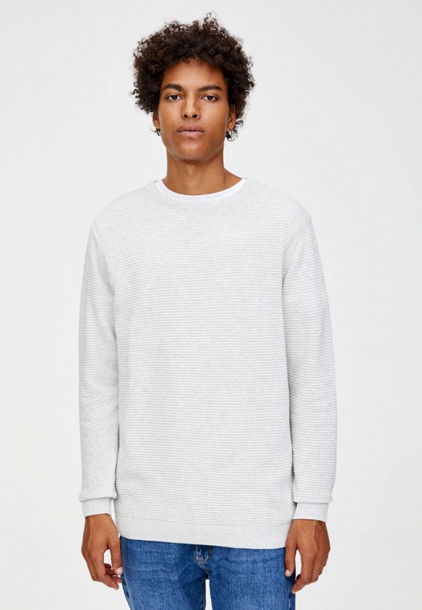 

Джемпер Pull&Bear, Серый, WIDE LEG Join life