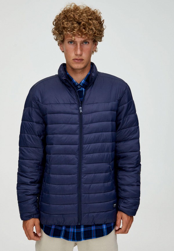 

Куртка утепленная Pull&Bear, Синий