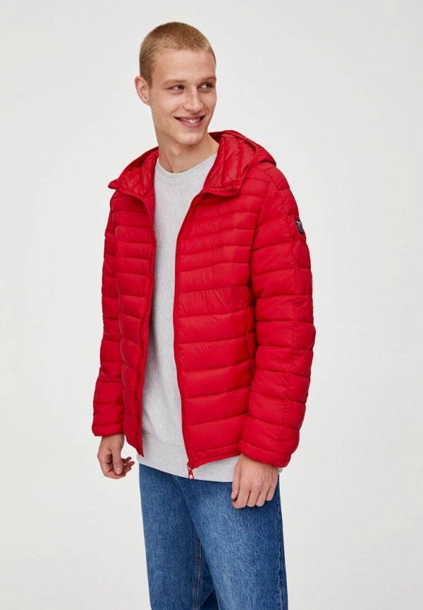 

Куртка утепленная Pull&Bear, Красный