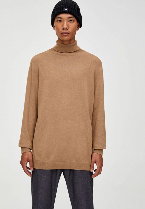 

Водолазка Pull&Bear, Коричневый, WIDE LEG Join life