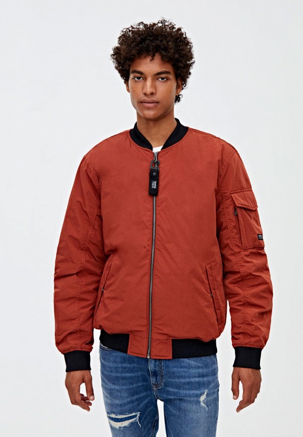 

Куртка утепленная Pull&Bear, Коричневый