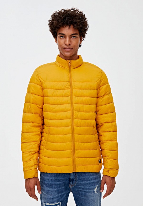 

Куртка утепленная Pull&Bear, Желтый, Join Life