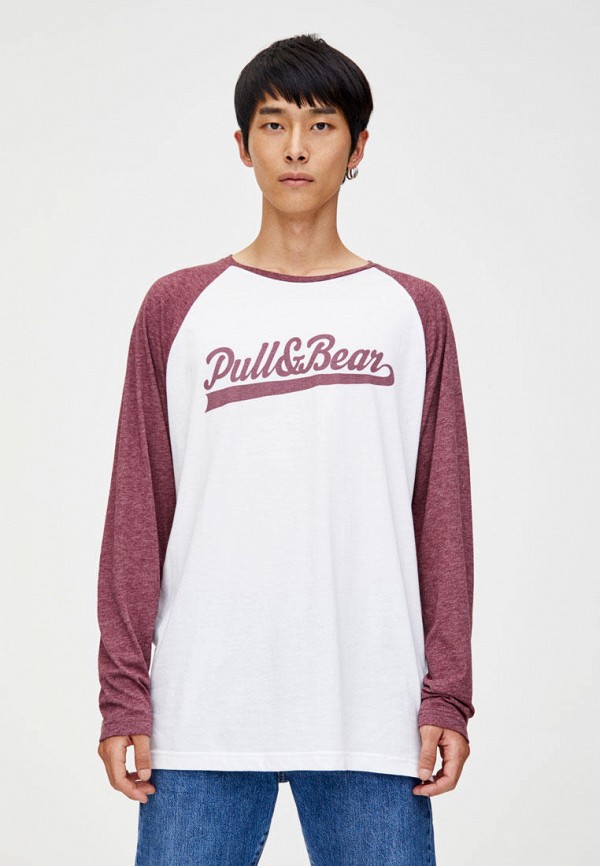 

Лонгслив Pull&Bear, Белый