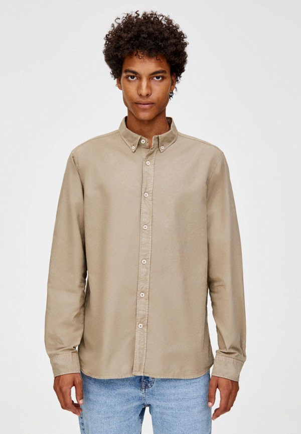 

Рубашка Pull&Bear, Бежевый