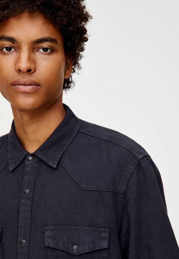

Рубашка джинсовая Pull&Bear, Черный