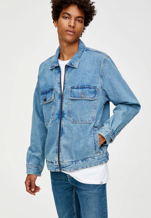 

Куртка джинсовая Pull&Bear, Голубой