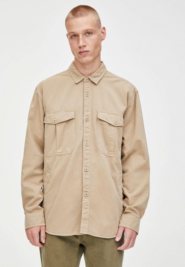 

Рубашка Pull&Bear, Бежевый