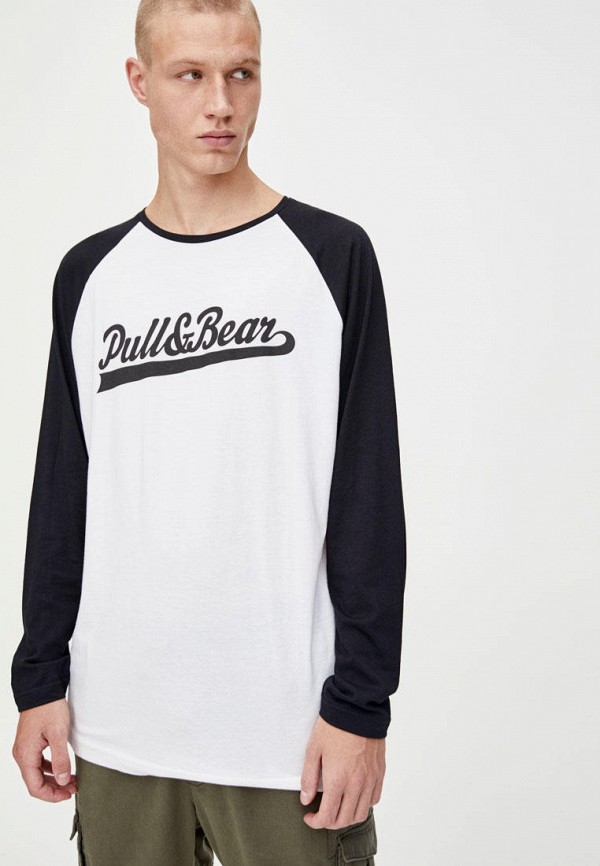 

Лонгслив Pull&Bear, Белый