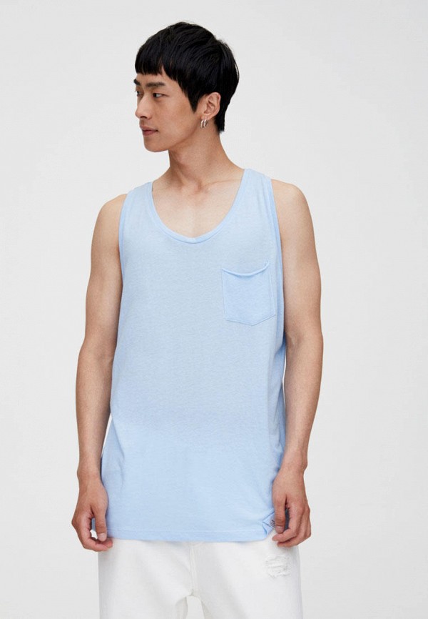 

Футболка Pull&Bear, Синий